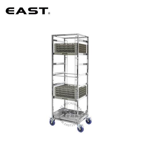 7层欧式标准不锈钢杯茜车【EAST东方厨具】