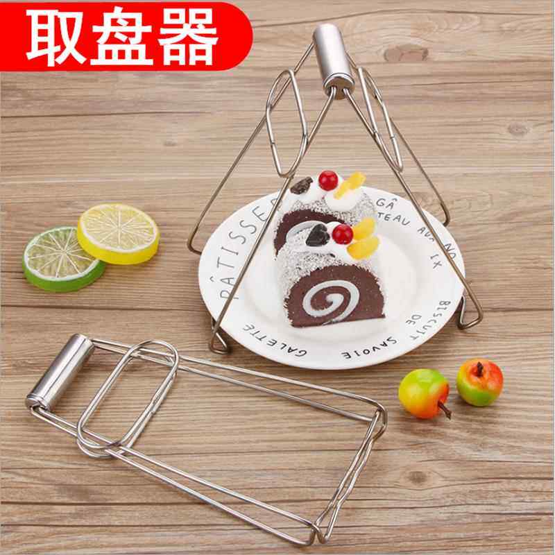 防烫夹不锈钢取碗器蒸锅夹盘器取物夹子万能有边碗盘子夹盆器碗夹