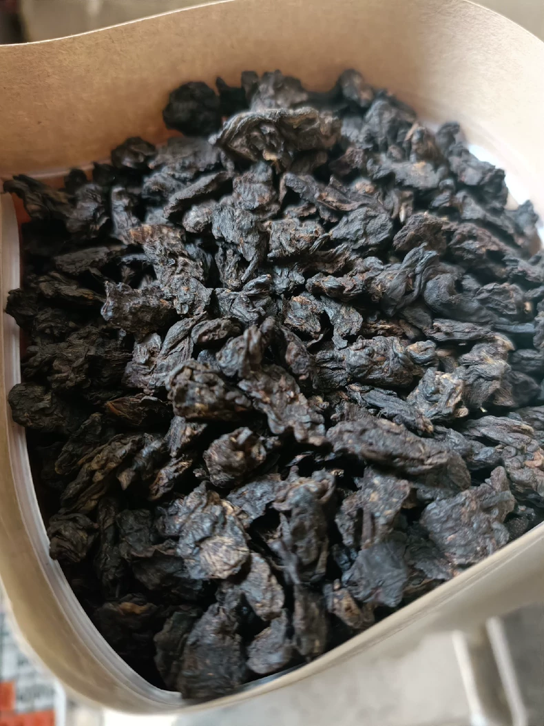 收藏級別-普洱小顆粒糯香老茶頭，果膠含量豐富-500克 普洱茶 BUASHOP普洱老茶
