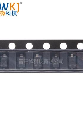 AU4K原装丝印:T4贴片4二极管1N4148WS1N1ILC8W