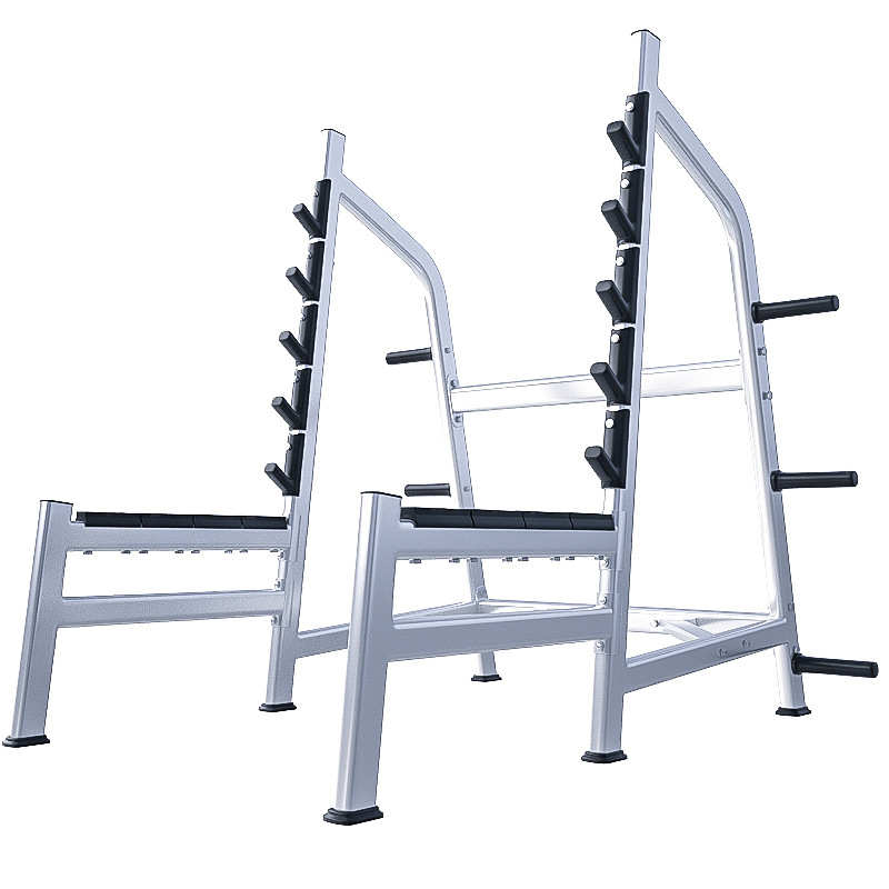 自由深蹲架框式龙门架卧推架杠铃架专业健身房健身器材家用半框