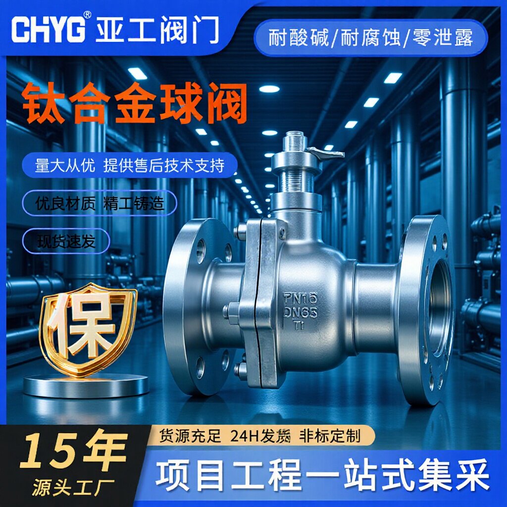 亚工正品钛合金球阀国标TA2