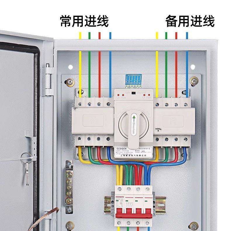 双电源双切电箱工程用基业箱控制箱室内配电箱配电柜低压电气成套