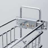 左右边安装 basket 配缓冲阻尼重型滑轨 side 橱柜侧拉篮