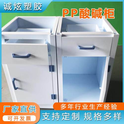 强酸碱柜子PP柜 耐腐蚀安全储存柜 试剂柜多层实验室单位设备定制