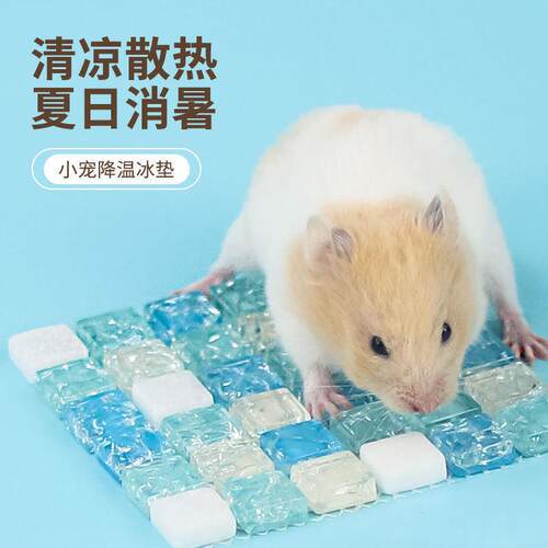 兔子冰垫仓鼠夏天降温用品消暑散热板宠物夏季专用冰凉席