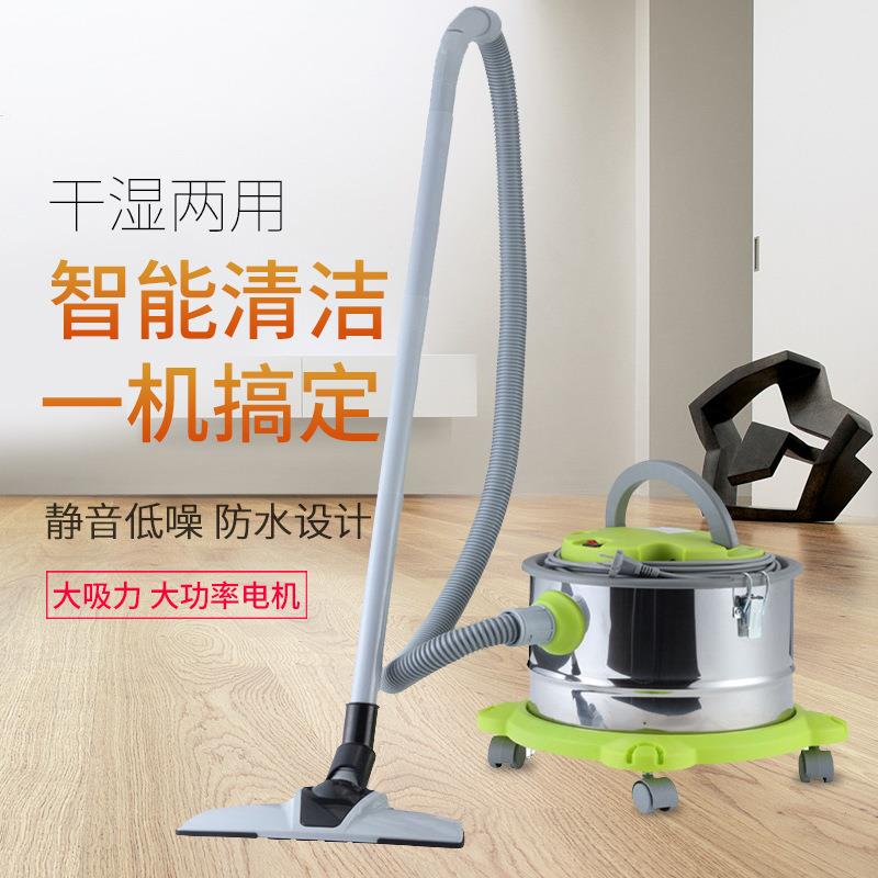 直销家用桶式不锈钢吸尘器干湿两用超静音大功率无耗材吸尘器