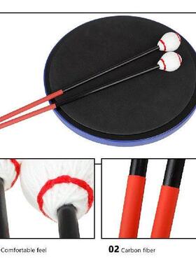 2pcs Xylophone Mallets Marimba Hammers Carbon Fiber Smooth