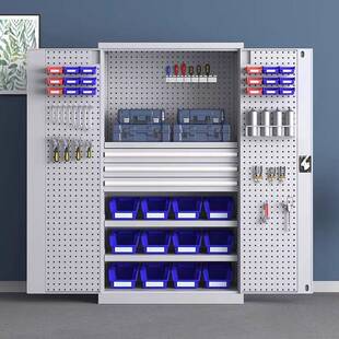 重型工具柜加厚铁皮柜工厂车间五金工具车带抽屉汽修多功能收纳柜