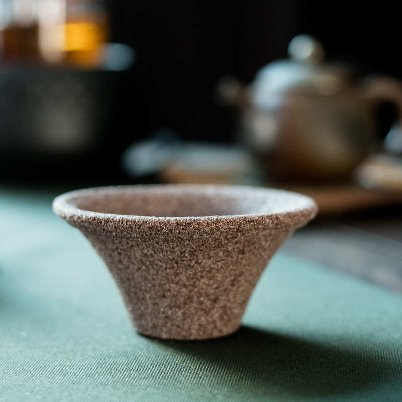 无孔过滤氧化铝矿石茶漏网茶过滤器创意陶瓷过滤网功夫茶具配件