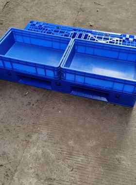 E胶U51033大号塑汽配物料框中转转物箱1000*500*34QLI0mm塑料流周