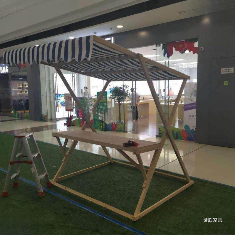 木质架夜市集市摊车小摊出租摊位架小吃摊展示架布艺户外摆摊包邮