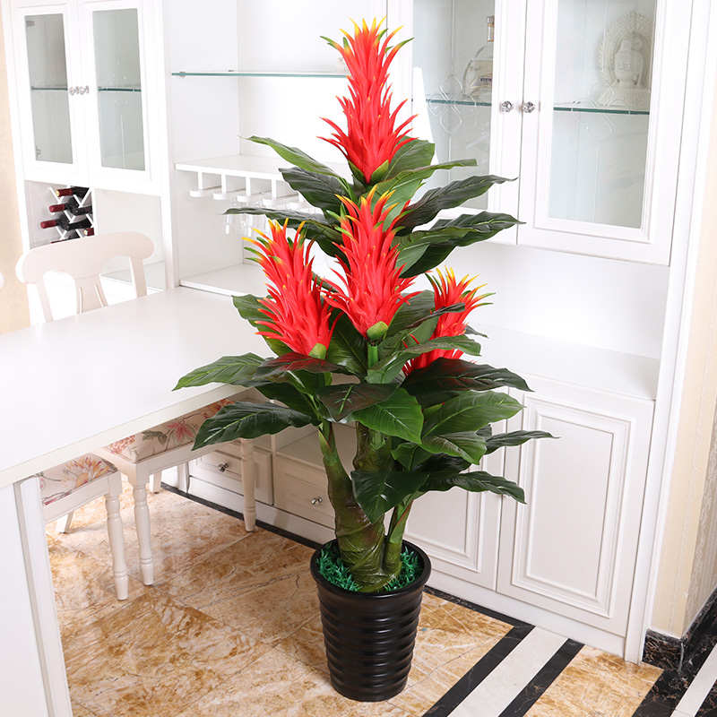 鸿运当头假花仿真花客厅植物仿真绿植落地树室内花装饰塑料大盆栽
