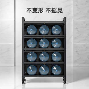 枫悦家用多功能微波炉收纳架落地加厚带柜门防尘可移动厨房收纳柜