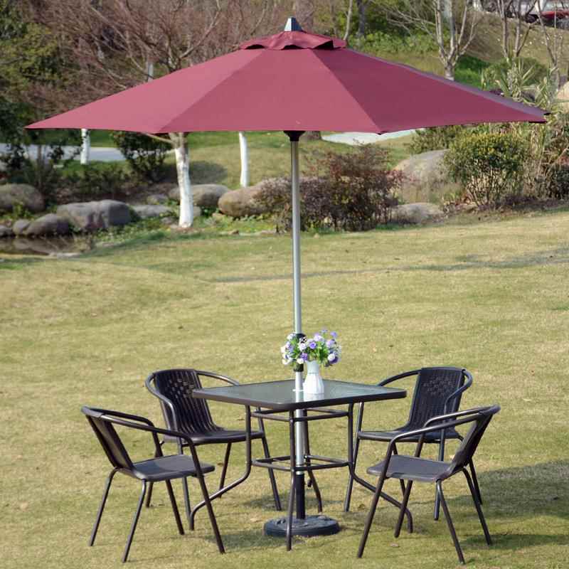 户外桌藤14672椅三五件套休闲编具露天庭院小铁艺藤家椅阳台室外