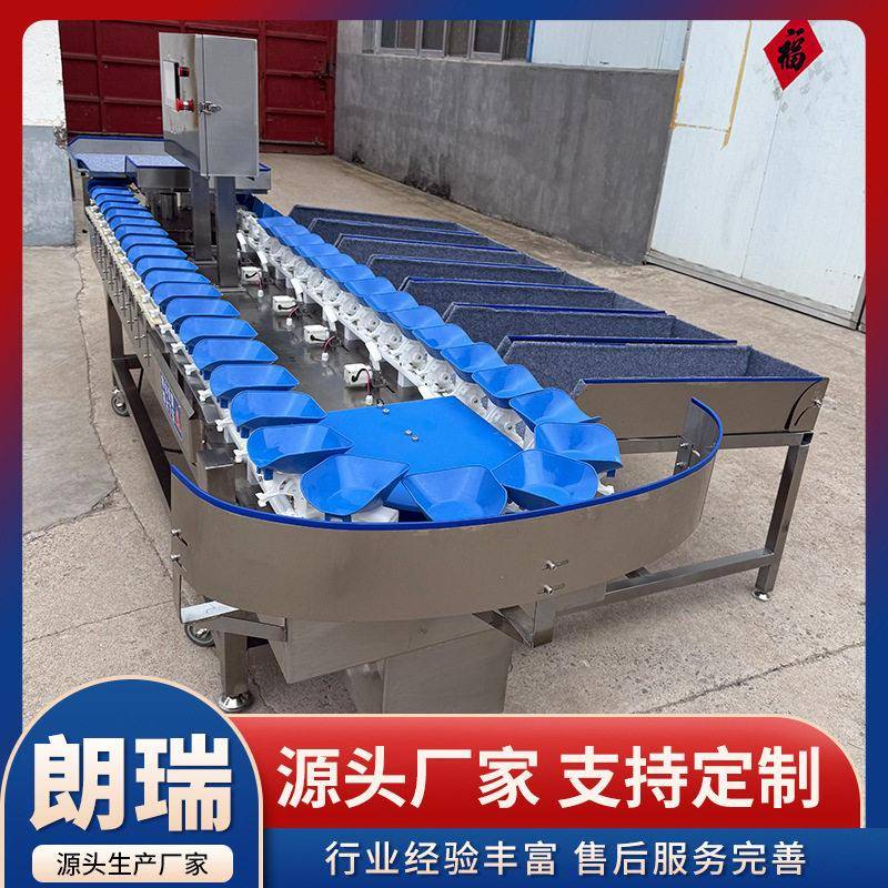6+1枇杷分选机搭配接料台分级精准不伤果水果大小筛选分拣设备