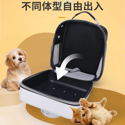 新款直销狗包猫包外出便携太空舱宠物背包大容量猫咪双肩外出猫笼