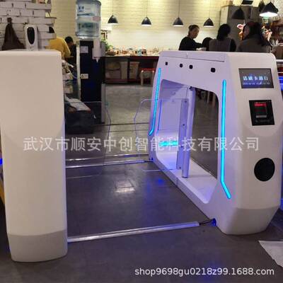 游乐园闸机儿童检票通道主题乐园人行道闸二维码识别售票平台对接