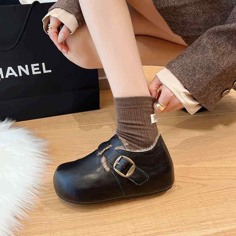 春秋厚底全包加绒勃肯女鞋子2026新款鞋内增高博肯单鞋0113z,女鞋,勃肯鞋/软木鞋,淘宝优惠券,粉丝福利购,淘宝优惠卷