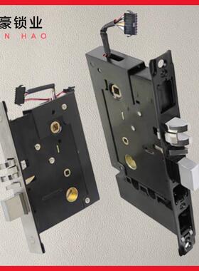 锁体创佳锁芯斜舌反锁保险方舌侧饰板酒店宾馆电子门锁同创智能锁