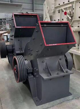 小型石灰石锤式破碎机建筑垃圾废料破碎机砖瓦石头锤式打砂机