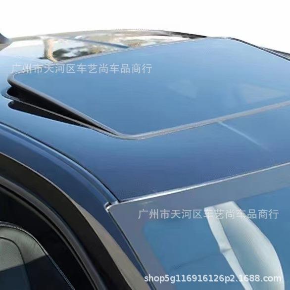 汽车黑色仿真天窗汽车通用粘贴款假天窗遮阳天窗汽车耐用改装装饰
