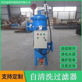 工业水自清洗过滤器不锈钢全自动刷式 排污滤水器管道除污器