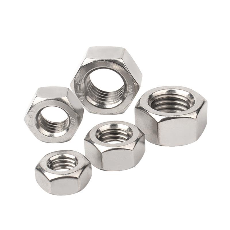 304不锈钢螺母六角螺帽螺丝帽大全M3M4M5M68M610M4302M11M4M1M18M