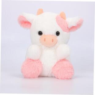 palm toy奶牛 Belle Cow Animal Fidget Stuffed Strawberry pals