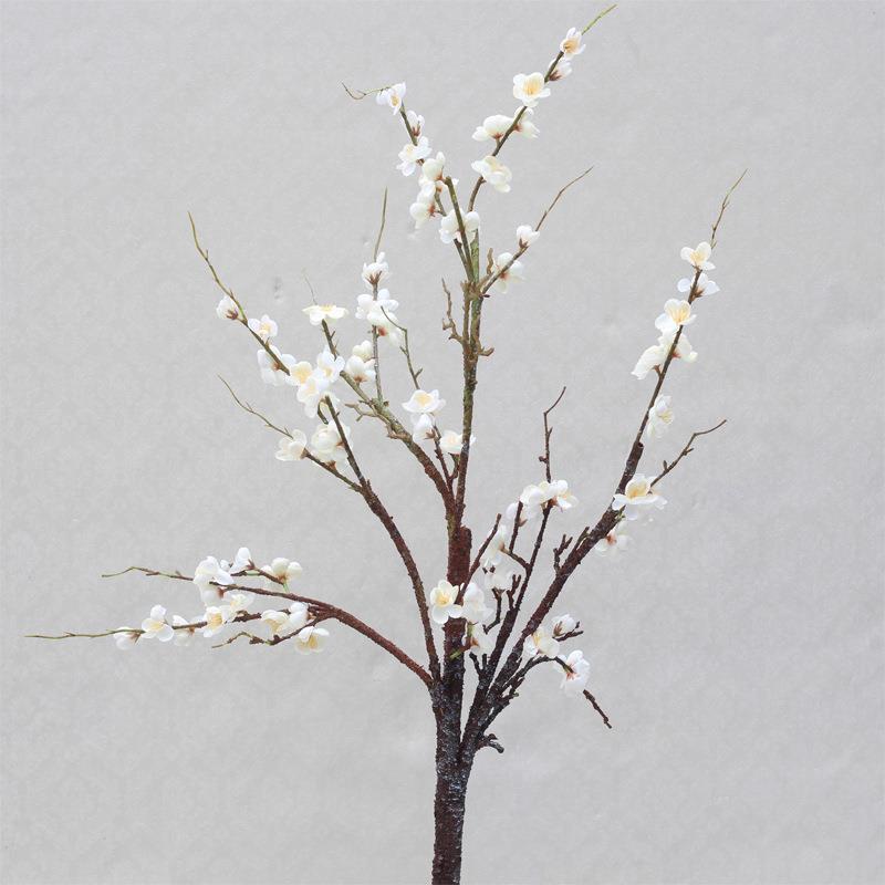 高花枝仿真桃花枝梅花大腊梅花绢花古典禅意梅花树酒店客厅装饰