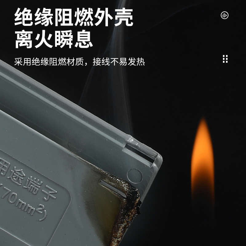 FJ6/JTS2导轨式多用途接线端子一进多出分线器零线排空开盒大电流
