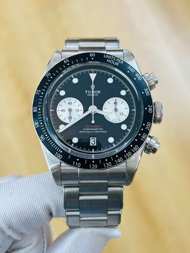 盒证[9.8新]帝舵手表碧湾系列手表计时自动机械男士腕表M79360N