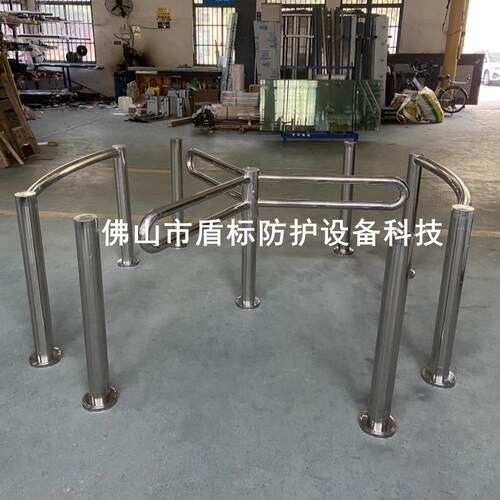 手推旋转式半高单向出入口设备 商店超市景区只进不出禁行单向 门