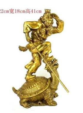 齐天大圣孙悟空纯铜佛像摆件斗战胜佛汽车室内摆饰玄关办公室装饰