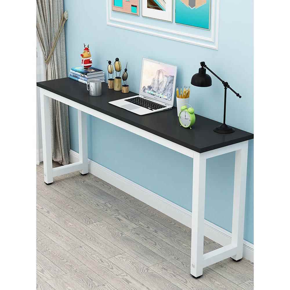 长条桌靠墙电脑桌长方形窄桌子定制书桌工作台床边桌