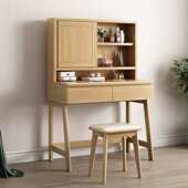 现代简约梳妆台卧室网红ins风小型带镜轻奢风化妆桌子收纳柜一体