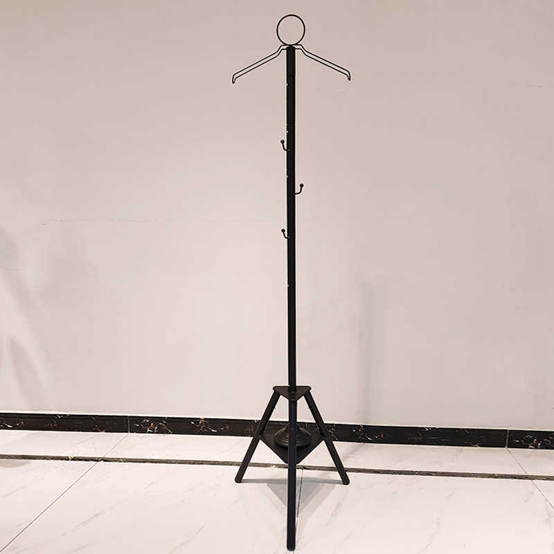 三脚展示架服装店衣帽架落地式挂衣卧室置立式家用新款架小型衣架