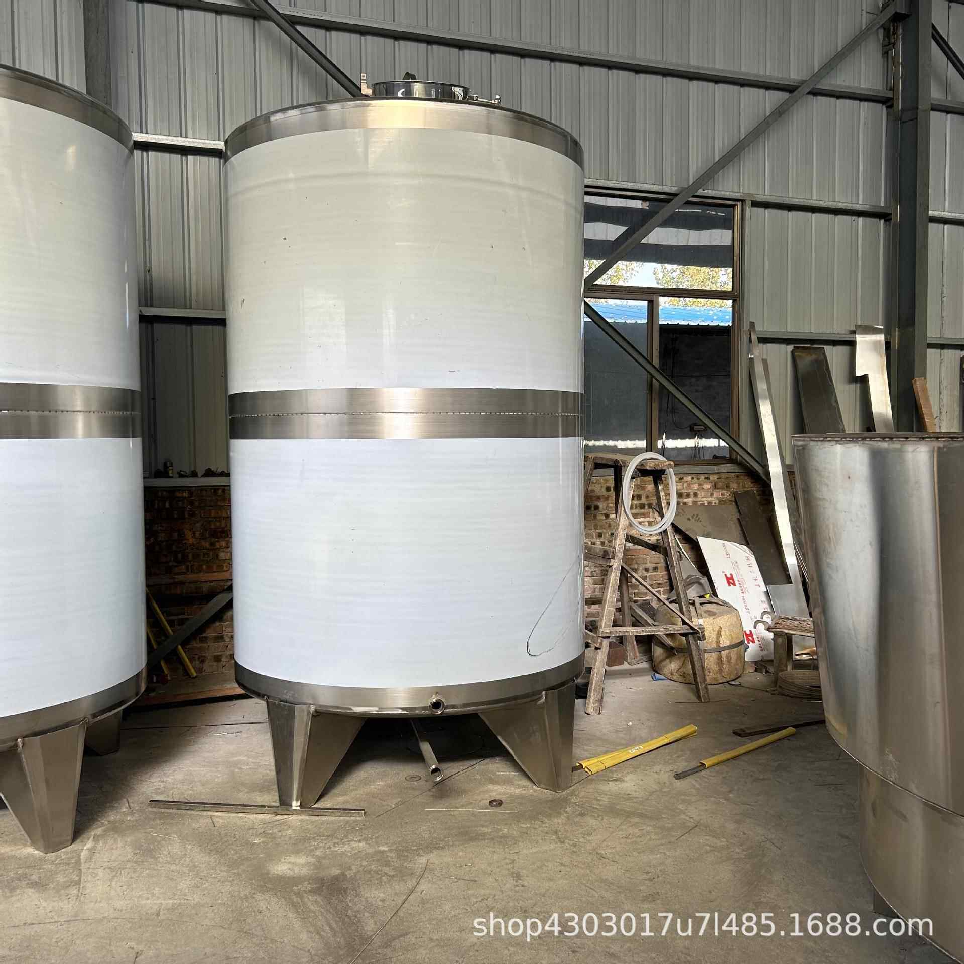 立式不锈钢储油罐304锥底沉淀储罐毛油沉淀罐花生油菜籽油储罐