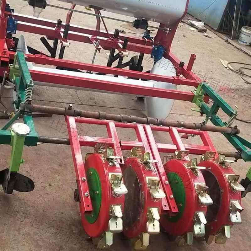 全自动铺式456平土膜机播农撒业用一体式种设备牵引式打孔播机