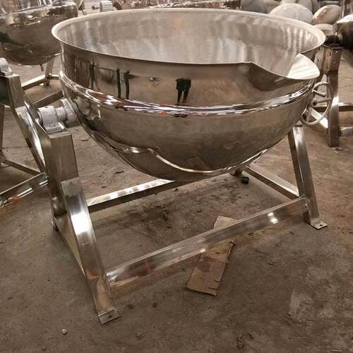 生产厂家供应不锈钢蒸汽式行星夹层锅可倾斜食品蒸煮夹层锅