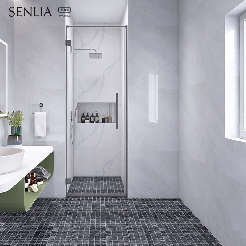 圣莉亚淋浴房定制卫生间隔断门三分离防水家用极窄边简易玻璃洗澡