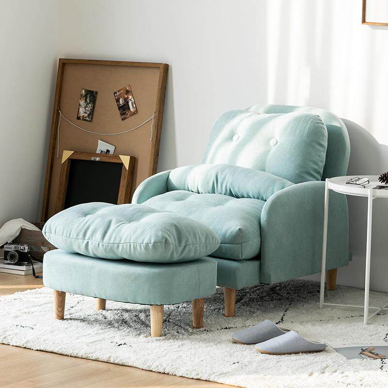 懒人沙发榻榻米沙发床卧室阳台单人沙发床小户型布艺可折叠沙发