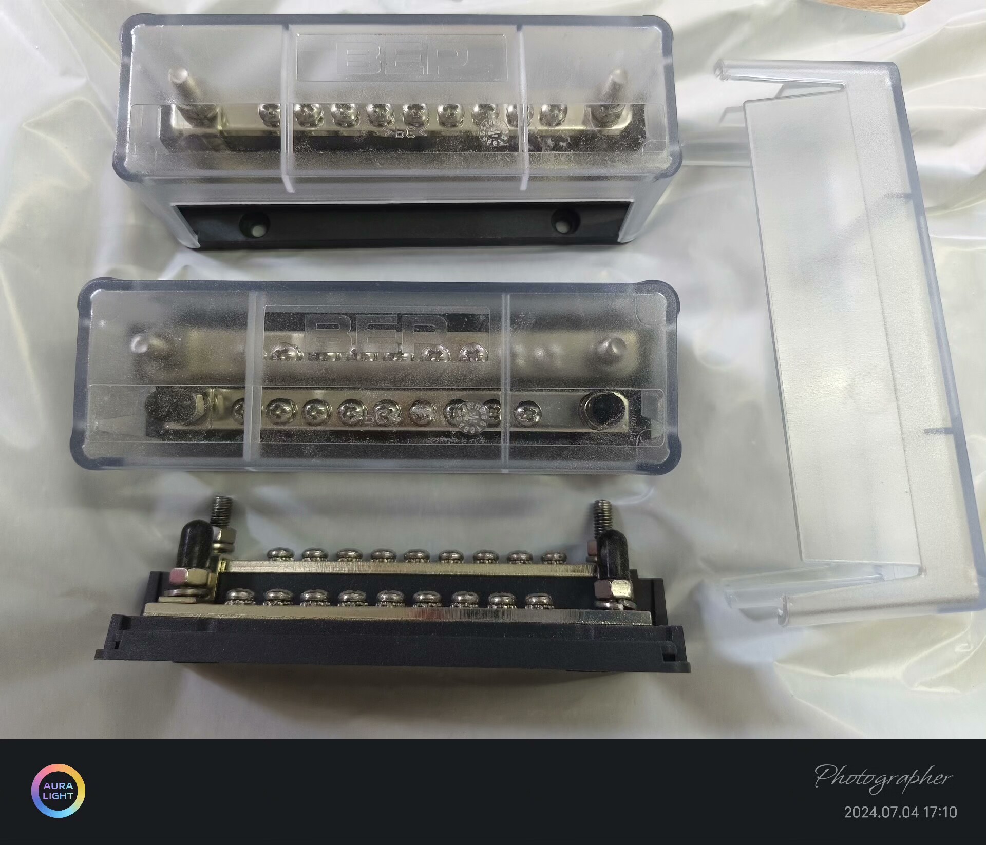 bep直流系统正负极汇流排，250A负载电流，全新产品。