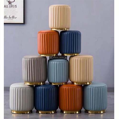 现代茶台椅皮凳皮蹲洽谈椅书椅阳台休闲简约北欧会客椅子单人沙发