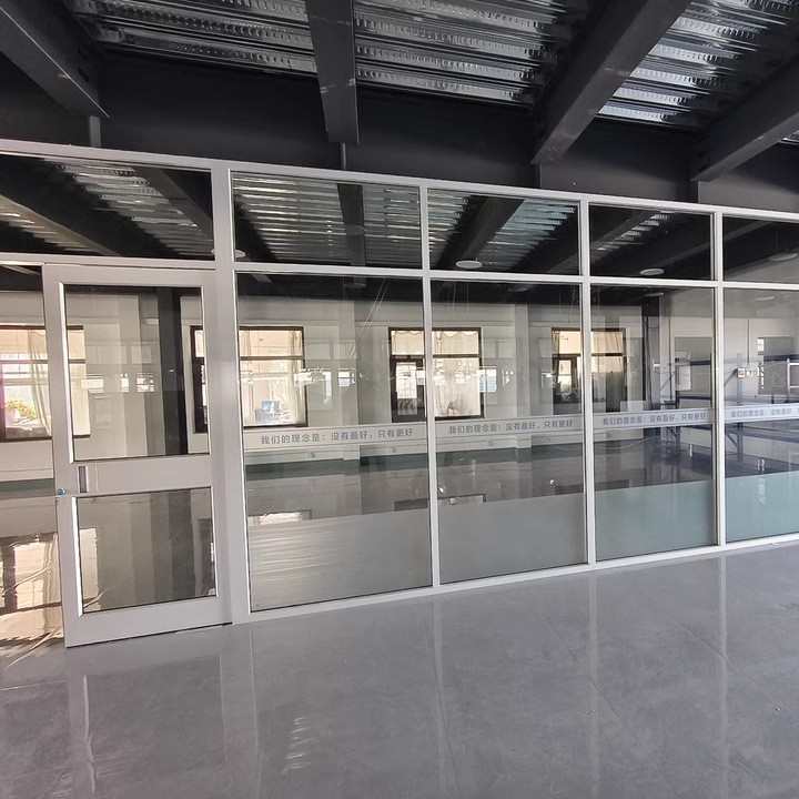 办公室防撞玻璃贴纸贴膜移门腰线防撞条镂空广告字制作logo磨砂静