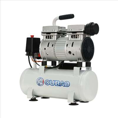 欧堡静音空压机4极9L无油机550W