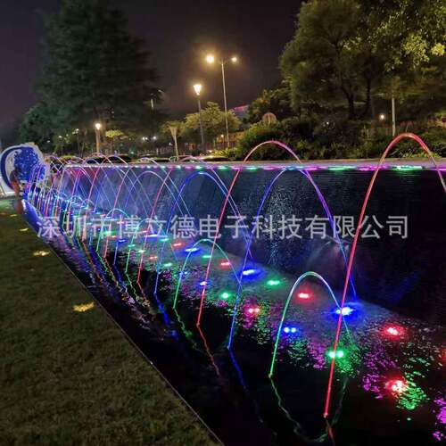 304不锈钢波光跳泉光亮泉直供门互动感应珍珠跳泉广场公园喷泉