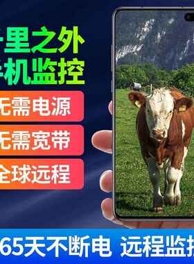 雅诺仕太阳能摄像头监控器360度无死角手机远程无线室外4G摄影头