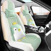 艺坐套 369用垫新全包围座布款 汽车座套秋季 亚麻专用座椅套四通季