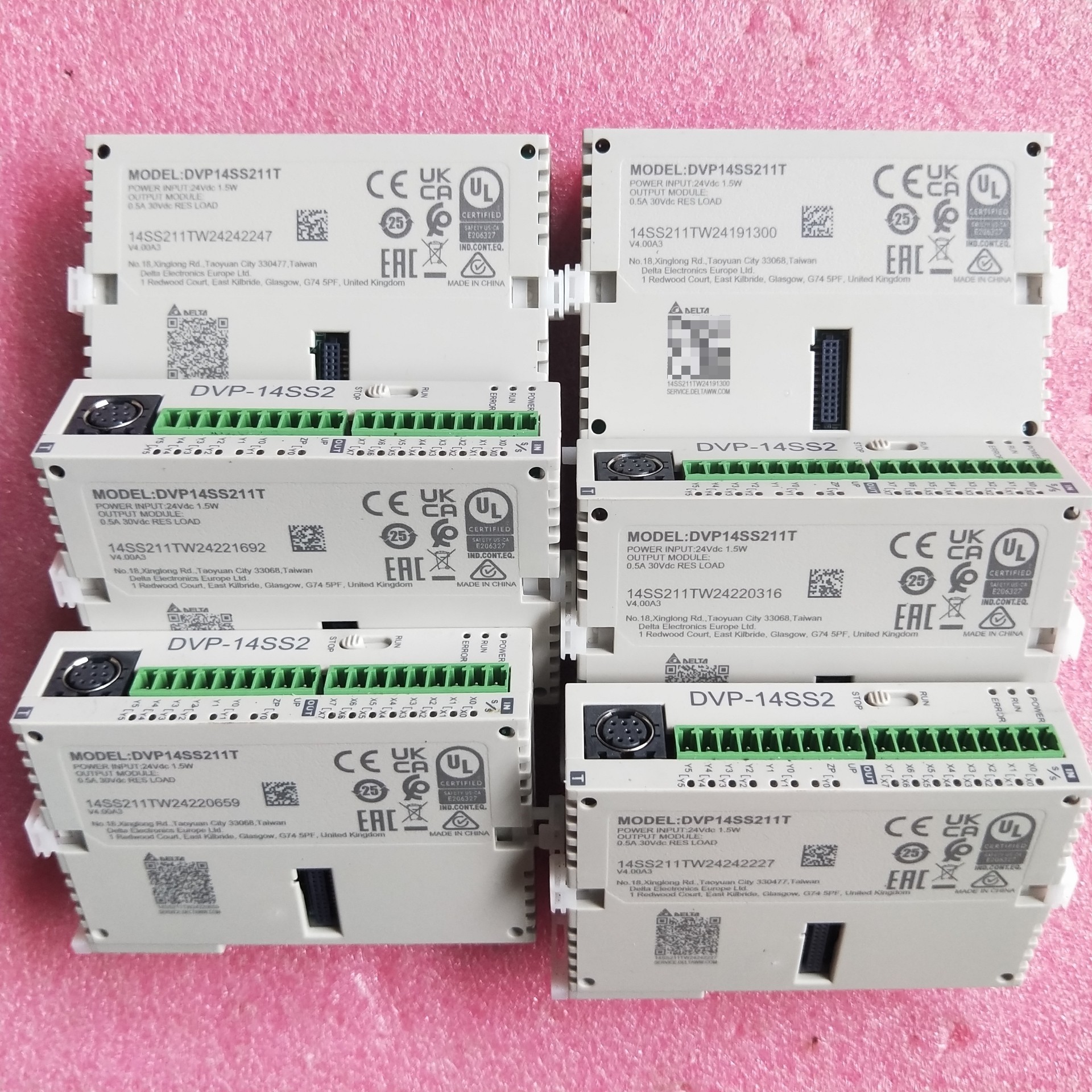 台达PLC  DVP14SS211T，24年最新款，充新靓机